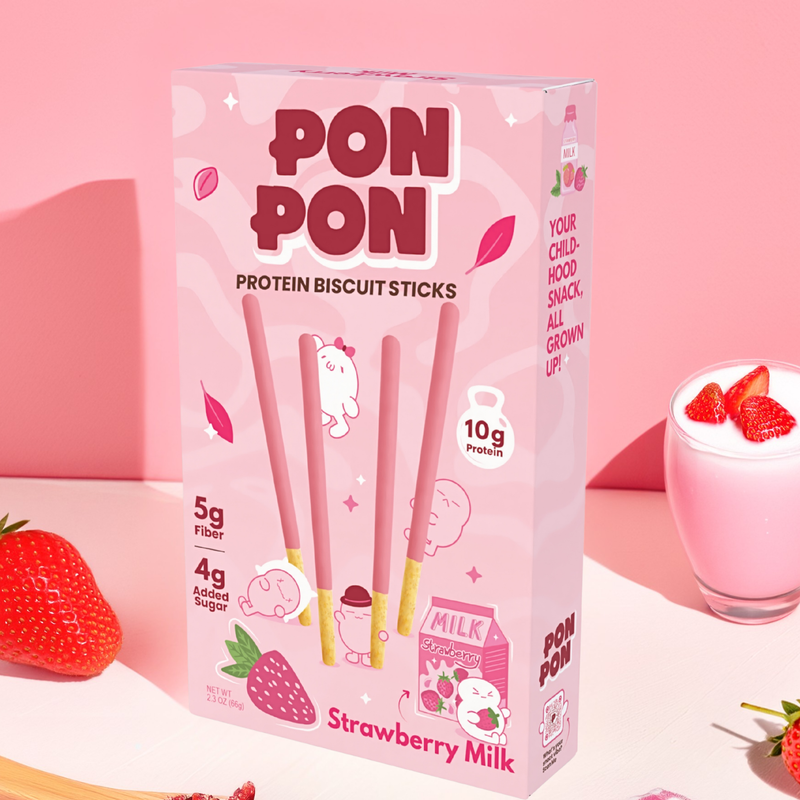 Strawberry Milk Biscuit Sticks