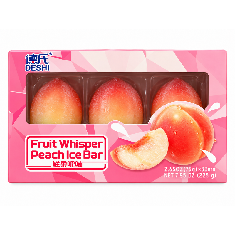 Peach Ice Cream Pops