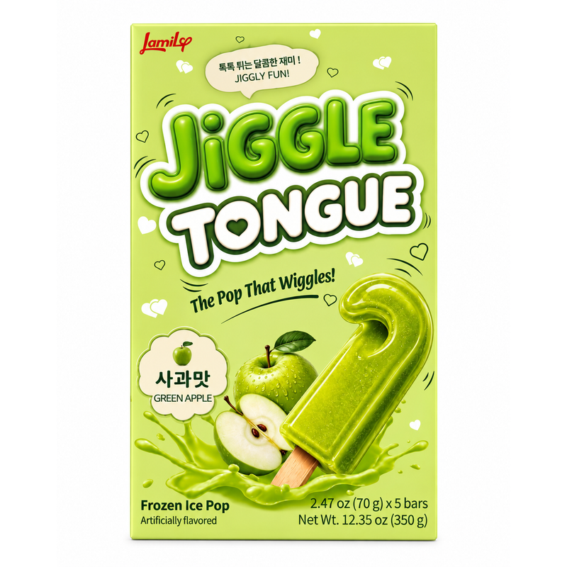 Jiggle Tongue Green Apple